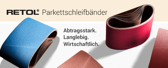 RETOL Parkettschleifbänder