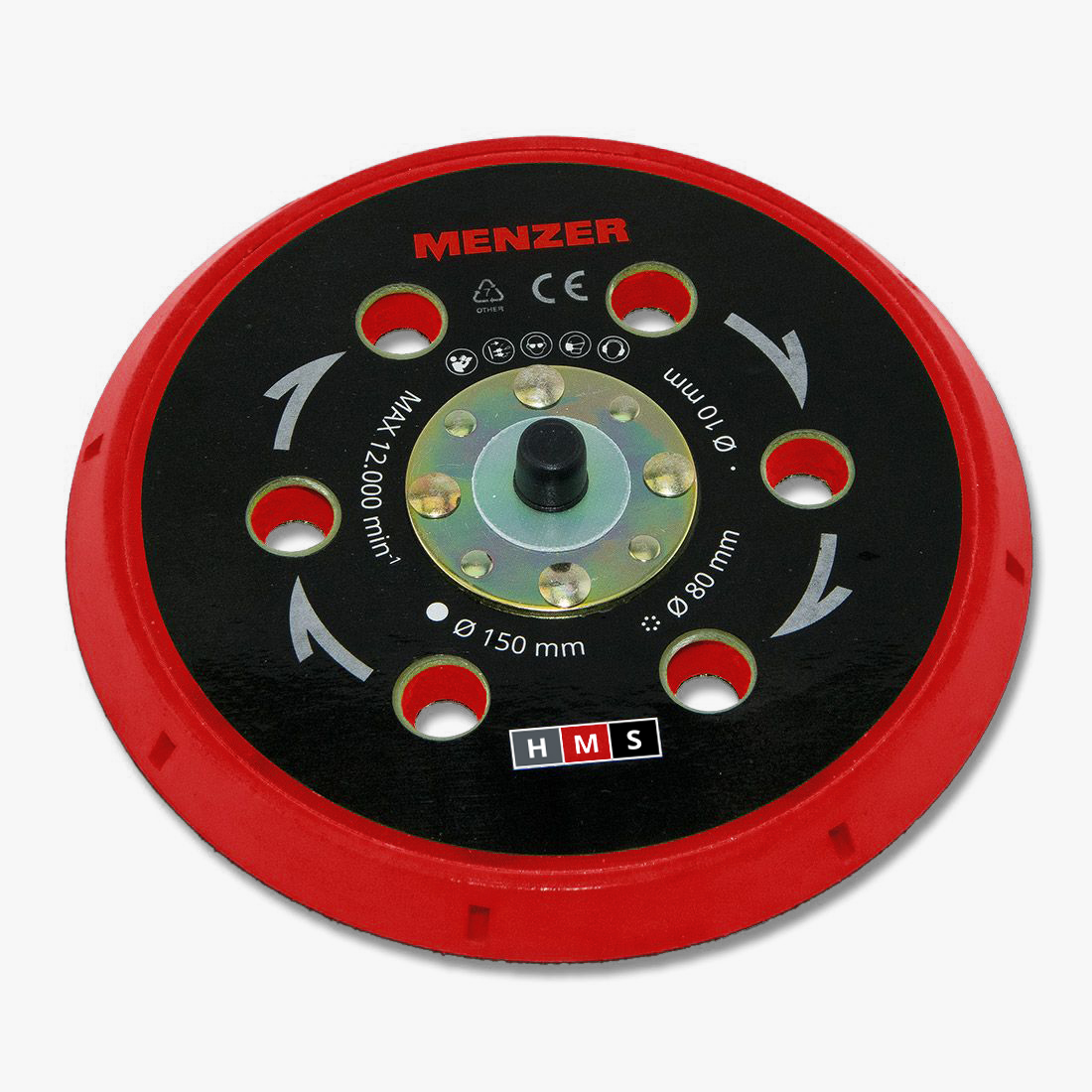 MENZER Multi-Loch-Schleifteller Ø 150 mm medium